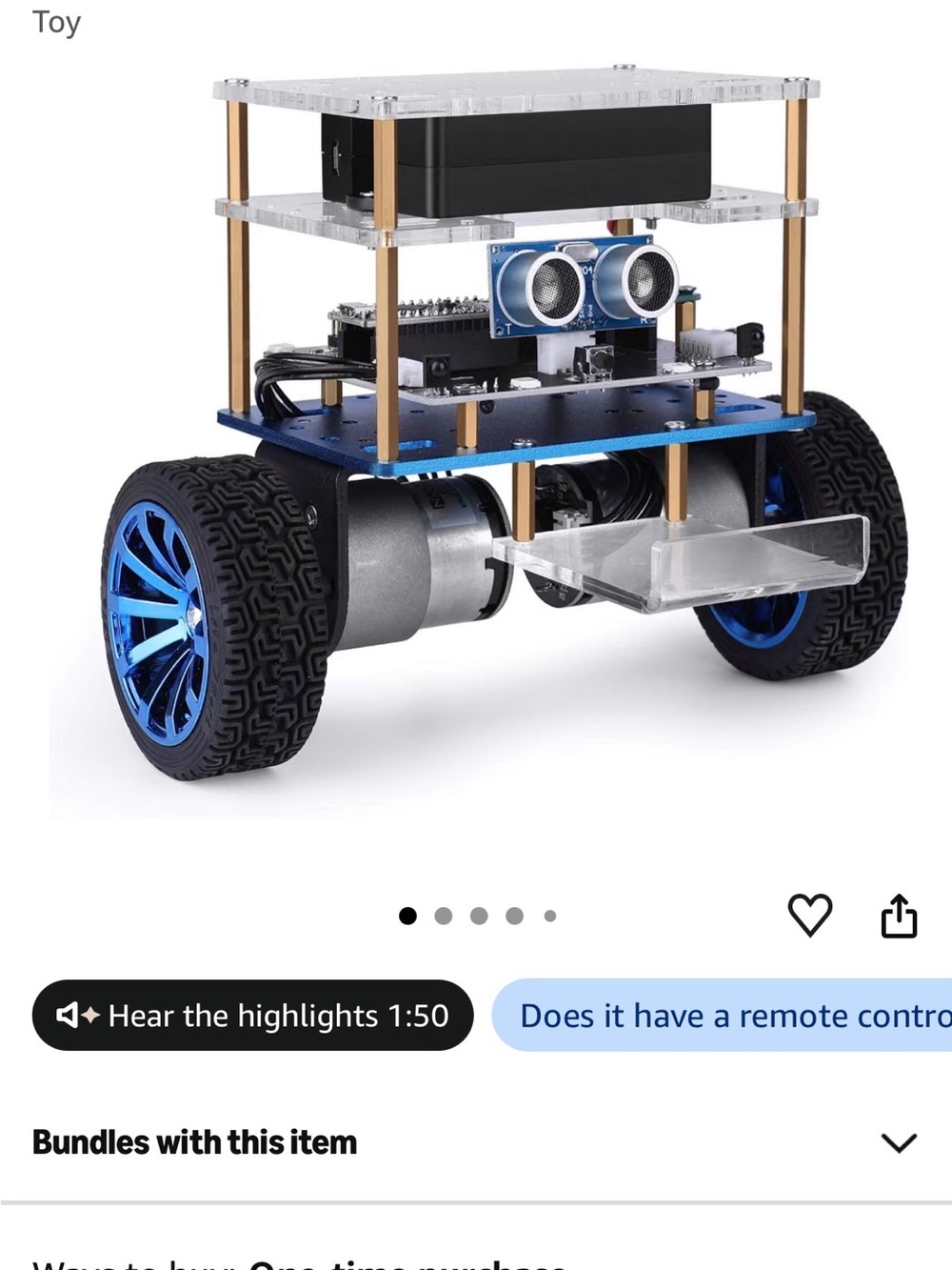 NIB Elegoo Robot Car Kit Self Balancing - Picture 3 of 7